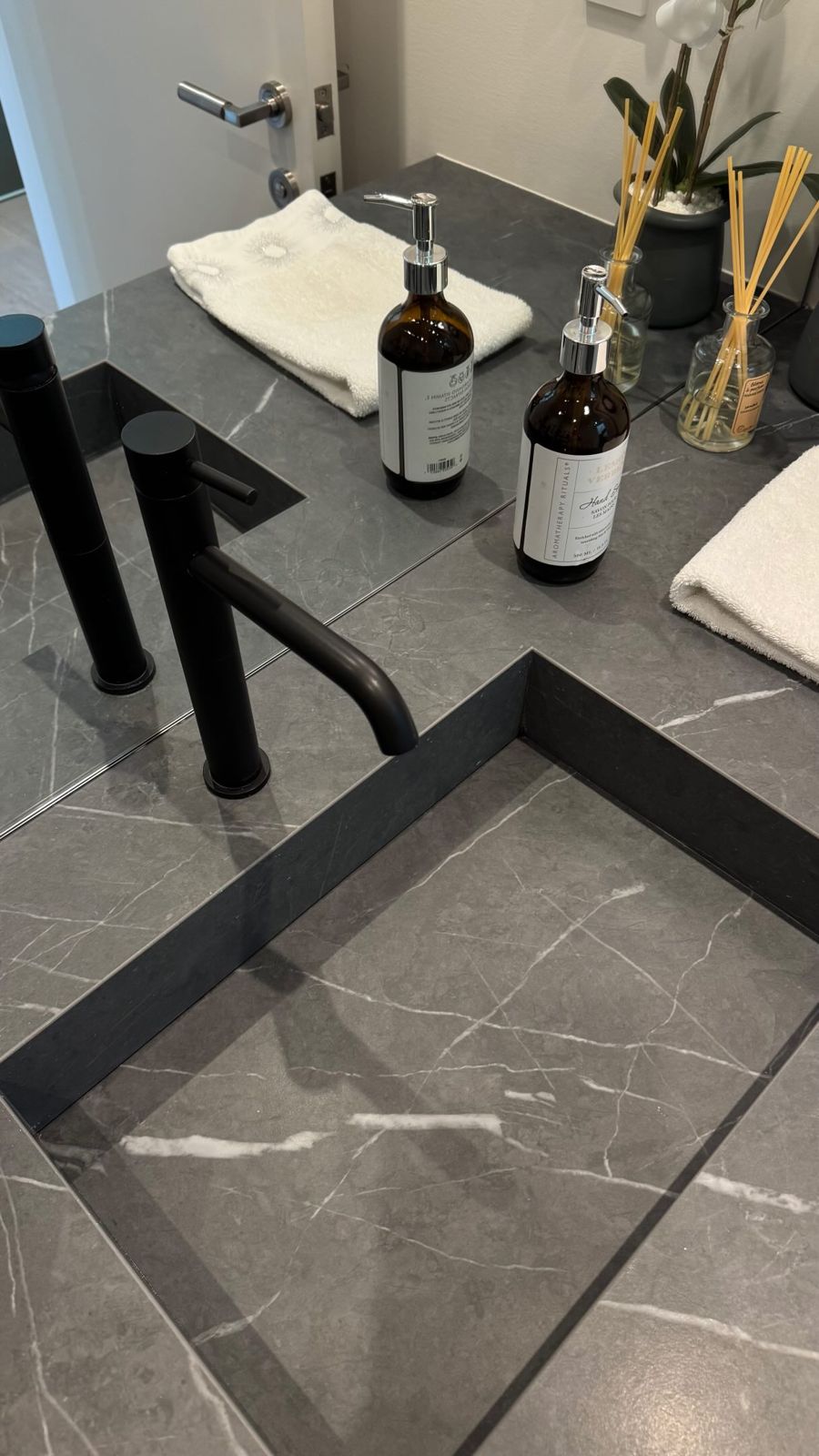 Clean bathroom sink in a GTA home